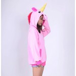 Cosplay Unicorn Pikachu Stitch Hoodie Sweatshirt Costumes Plush Animal Hooded Jacket