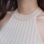 Crop Top Women 2017 Summer Tops Off Shoulder Tank Top Femme Knitted Cotton Halter Cropped Debardeur Blouses Vest  Woman Clothes