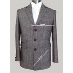 Custom Made To Measure Winter Jacket Man, Tailor Made Tweed Herringbone Topcoat, Manteau Homme, Bespoke Winter Coat Men 2015