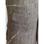 Custom Made To Measure Winter Jacket Man, Tailor Made Tweed Herringbone Topcoat, Manteau Homme, Bespoke Winter Coat Men 2015
