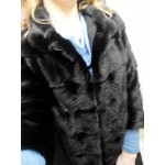 Customizable Women`s Real Mink fur Coat Thick Warm Coat Winter Outwear Natural Color Parka For Women`s Genuine Fur Coat  Female