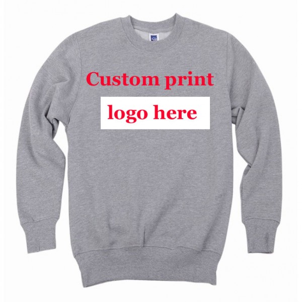 Customized sweatshirt Digital Printing print Logo DIY Cotton Poly  Creat Heat transfer Sueter Unisex Personalized Design HY