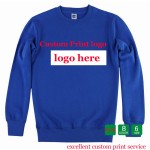 Customized sweatshirt Digital Printing print Logo DIY Cotton Poly  Creat Heat transfer Sueter Unisex Personalized Design HY