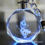 Cute Anime Colorful Crystal Frozener Key Chain Anna Elsa Olaf Keychain Key Chain Key Ring Key Holder Gifts Llaveros Chaveiro