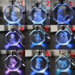 Cute Anime Colorful Crystal Frozener Key Chain Anna Elsa Olaf Keychain Key Chain Key Ring Key Holder Gifts Llaveros Chaveiro