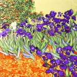 DANKEYISI Van Gogh Oil Painting Real Silk Scarf Square 90*90cm Big Fashion Women Scarf Luxury Brand Designer Scarves Female Wrap