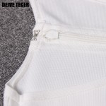 DEIVE TEGER club dresses sexy woman cut out  New Arrival v-neck noble Bandage Vestidos Women Knee-Length Dress HL2229