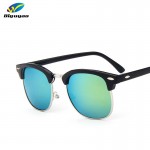 DIGUYAO 2017 Fashion Classic Luxury brand Gold Frame Mirrored Round Sunglasses Women Men Sun Glasses oculos de sol feminino