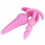 DOMI Anal Sex Toys 6pcs/set New Booty Beads Adult Anal Plug Silicone Butt Plugs Anal Sex Toys