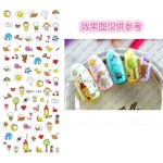 DS184 DIY Nail Design Water Transfer Nails Art Sticker Cute Cartoon Picture Nail Wraps Sticker Watermark Fingernails Decals