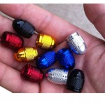 DSYCAR 16Pcs/lot Universal Bullet Bike Motorcycle Car Tire Wheel US Valve Cap Cover Car styling For Audi Ford Bmw toyota VW Lada