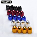DSYCAR 16Pcs/lot Universal Bullet Bike Motorcycle Car Tire Wheel US Valve Cap Cover Car styling For Audi Ford Bmw toyota VW Lada