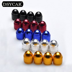 DSYCAR 16Pcs/lot Universal Bullet Bike Motorcycle Car Tire Wheel US Valve Cap Cover Car styling For Audi Ford Bmw toyota VW Lada