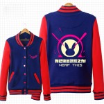 D.VA OW Bunny Unisex Cosplay Baseball Jacket Free Shipping XXXL 