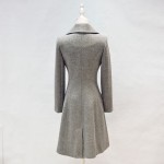 Dabuwawa winter keep warm grey woolen coat