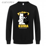 Danganronpa Sweatshirts  Men Japan Anime Hoodies 2017 Autumn Winter Long Sleeve Men Monokuma Fleece Sweatshirts