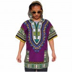 Dashiki Hoodies Loose African Hooded Dashiki Fabric Hood 100% Cotton Fashion Clothes Unisex Kimono