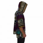 Dashiki Hoodies Loose African Hooded Dashiki Fabric Hood 100% Cotton Fashion Clothes Unisex Kimono