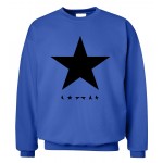 David Bowie heroes black star posters men sweatshirt hoodies 2016 autumn winter fashion streetwear tracksuit top crop top slim