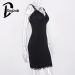 Daylook Summer Dress V-neck 2016 Women Fashion Off Shoulder Lace Bodycon Party Dress 2 Colors Plus Size S-XL Vestidos Femininas