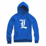 Death Note Hoodies Fleece Mens Hooded Pullovers 2017 New Fashion Letters Printed L Lawliet Japanese Anime Hoodie Free Shipping