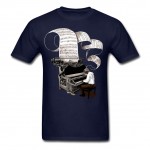 Design Composer Music Note Piano Pianist T Shirt Men Male Short Sleeve Thanksgiving Day Custom 3XL Group Tee Shirts