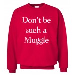 Don't be such a Muggle printed men sweatshirt hoodies 2016 autumn winter casual fleece plus size hip hop style funny clothing 