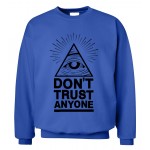 Dont Trust Anyone Illuminati All Seeing Eye 2016 new fashion autumn winter sweatshirt men hoodies streetwear tracksuit harajuku