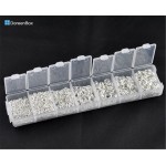 Doreen Box Lovely 1500 PCs  Silver color Open Jump Rings 3mm-8mm (B08915)