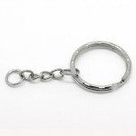 DoreenBeads 30PCs Silver Tone Key Chains & Key Rings 53mm(2 1/8") long (B19405) keychain