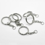 DoreenBeads 30PCs Silver Tone Key Chains & Key Rings 53mm(2 1/8") long (B19405) keychain
