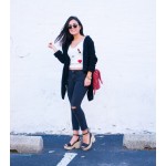 Dotfashion 2016 Summer Style Clothing Woman's Casual Tank Top  White Applique V Neck Sleeveless Fashion Tank