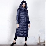 Down jacket winter 2017 Women's Long down jacket Thickening Lengthen Plus size 4XL White duck down Jacket winter women
