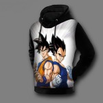 Dragon Ball Hoodie Fleece 3D Digital Print 2017 New Fashion Son Goku Printed Autumn & Winter Pullovers Male Hoody Free Shipping