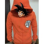 Dragon Ball Z Master Roshi Faction Uniform Unisex Hoodies 2017 New Arrival Retro Zip Hoodie Cosplay Costume Free Shipping