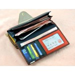 Dreamlizer 3 Fold Fashion Genuine Leather Women Wallets Patchwork Hasp Coin Pocket Female Clutch Women Purse Wallet