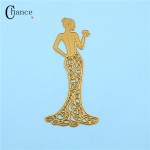 Dress woman Scrapbook DIY album Card Paper Card Maker Metal Die Cut Stencil Decoration dies Craft Cutting Dies Template