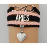 Drop Shipping Infinity Love 12 Constellation Bracelets- Aries/Taurus/Gemini /Cancer /Virgo /Scorpio/Pisces Zodiac Sign Bracelets