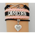 Drop Shipping Infinity Love 12 Constellation Bracelets- Aries/Taurus/Gemini /Cancer /Virgo /Scorpio/Pisces Zodiac Sign Bracelets