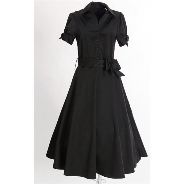 Drop ship in stock M 3XL women dress gothic dresses black midcalf long alternative clothing sleeves kleider vestidos bekleidung