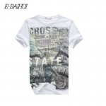 E-BAIHUI brand Summer style Men Cotton Clothing T-shirtS casual T-Shirt Fitness tops Tees Skateboard Moleton men's t-shirts Y032