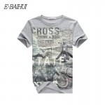 E-BAIHUI brand Summer style Men Cotton Clothing T-shirtS casual T-Shirt Fitness tops Tees Skateboard Moleton men's t-shirts Y032