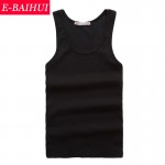E-BAIHUI brand t shirts Bodybuilding men Tank Tops cotton casual man tops tees Undershirt Fashion Vest men's Clothing 22151