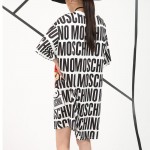 [EAM] 2017 Korean summer loose plus size XL-5XL fashion casual cartoon digital printing kit T-shirt dress female 5450