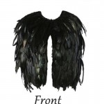 [EAM] 2017 new springfur coat short paragraph feather vest waistcoat vest shawl high-grade natural feathers B045