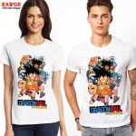 [EATGE] Fashion Anime T Shirt Dragon Ball Z Comics T-shirt Young Characters Tshirt Style Cool Printed Unisex Tee