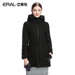 ERAL 2016 Winter Women's Camouflage Patchwork Slim Casual Hood Long Thermal Down Coat ERAL6060D