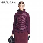 ERAL 2016 Winter Women's Slim Thick Faux Two Piece Patchwork Rivet Short Down Jacket Female Coat  ERAL2021D