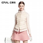ERAL 2016 Winter Women's Slim Thick Faux Two Piece Patchwork Rivet Short Down Jacket Female Coat  ERAL2021D