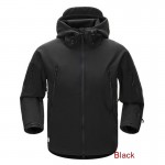 ESDY Outdoor Jacket Coat Water-resistant Luker TAD Shark Skin Soft Shell Hoodie Military Airsoft Camping Hiking Clothing WST115